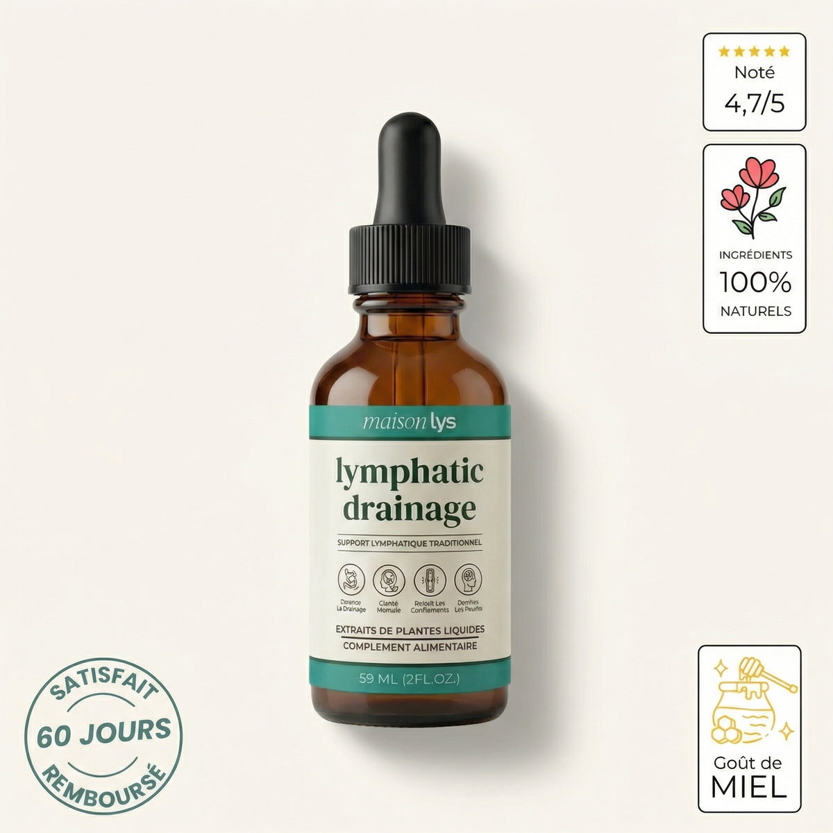 Kapky Lymfatická Drenáž – Lehké Ruce & Štíhlé Prsty - 59 ml